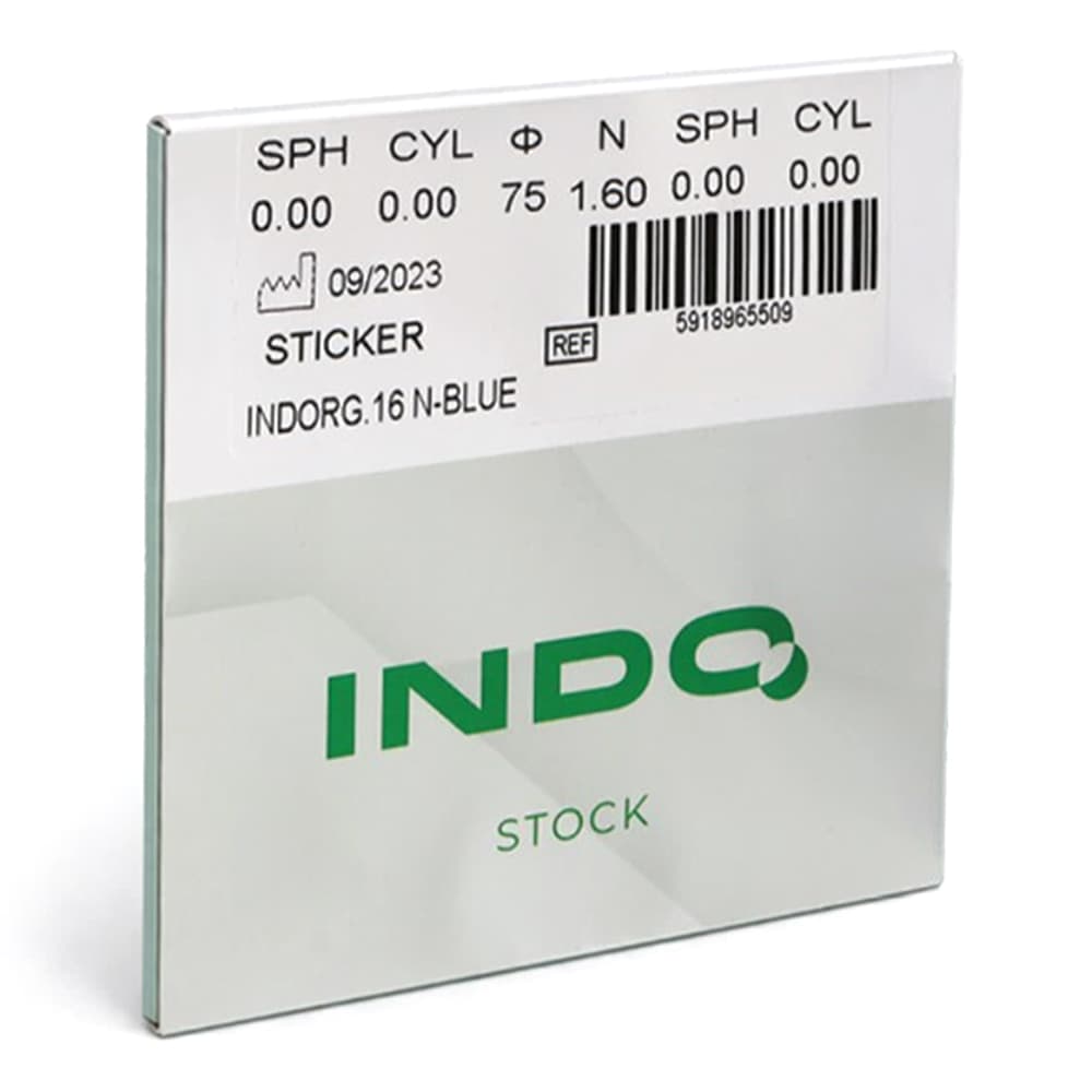 عدسی طبی بلو کنترل ایندو INDO AS Indorganic 1.6 Natural Blue — تصویر ۴
