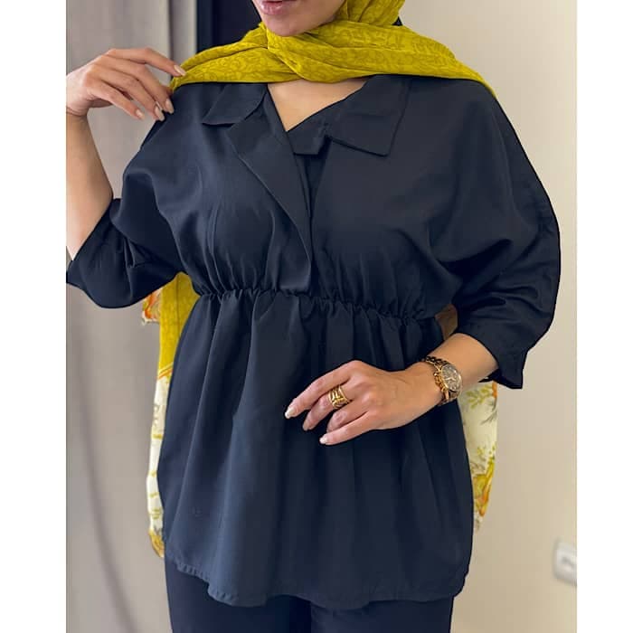 پیراهن عروسکی دخترانه آستین کیمونو — تصویر ۲