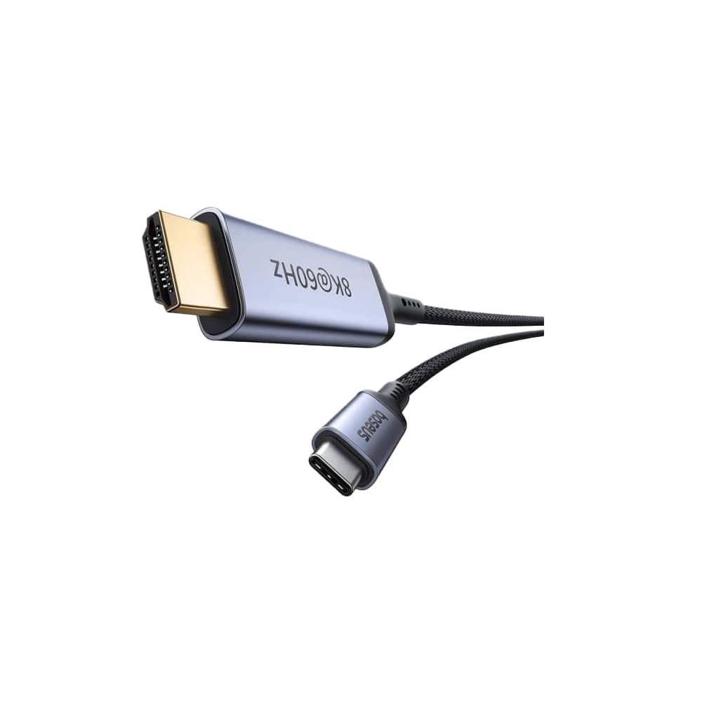 کابل تایپ سی به اچ دی ام آی بیسوس Baseus BS-OH064 HDMI C 8K Ultra Clarity — تصویر ۹