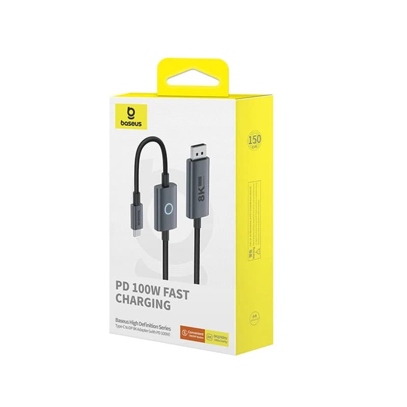 کابل تبدیل USB-C به DisplayPort بیسوس مدلBASEUS BS-OH176 — تصویر ۱۲