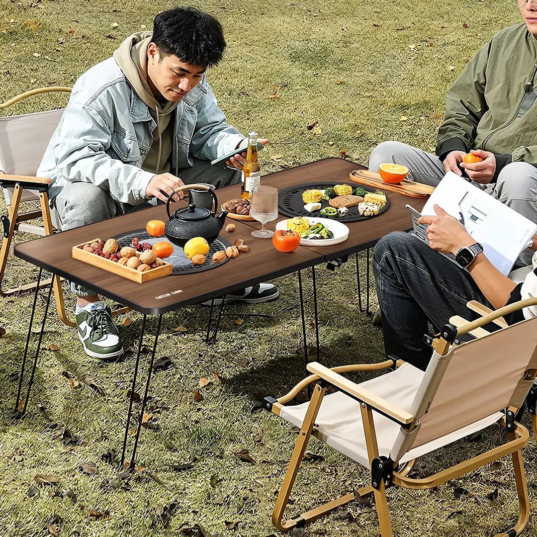باربیکیو قابل‌حمل گرین لاین Green Lion GNFLDBBQ Fold Grill Table BBQ Camp — تصویر ۵