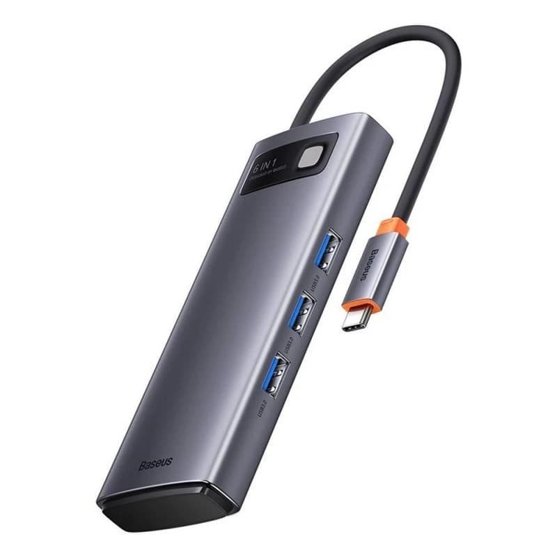 هاب 6 پورت بیسوس Baseus BS-OH042 Hub Type-C 6IN1 — تصویر ۷