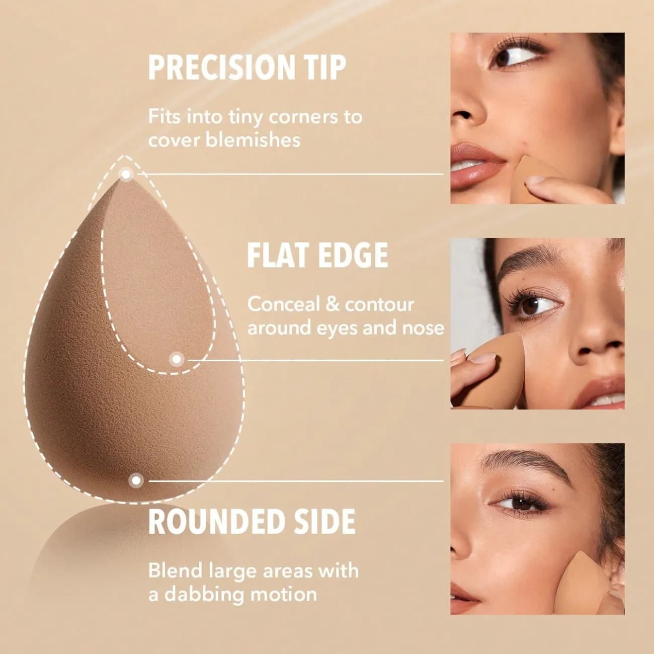 اسفنج آرایشی شیگلم SHEGLAM مدل Ultimate Universal — تصویر ۶