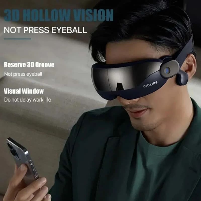 ماساژور برقی چشم فیلیپس Philips PPM2702 Eye Mask Massager — تصویر ۷