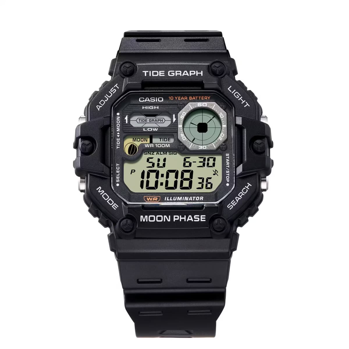 ساعت مچی دیجیتال مردانه کاسیو CASIO مدل WS-1700H-1AVDF ضد آب — تصویر ۹