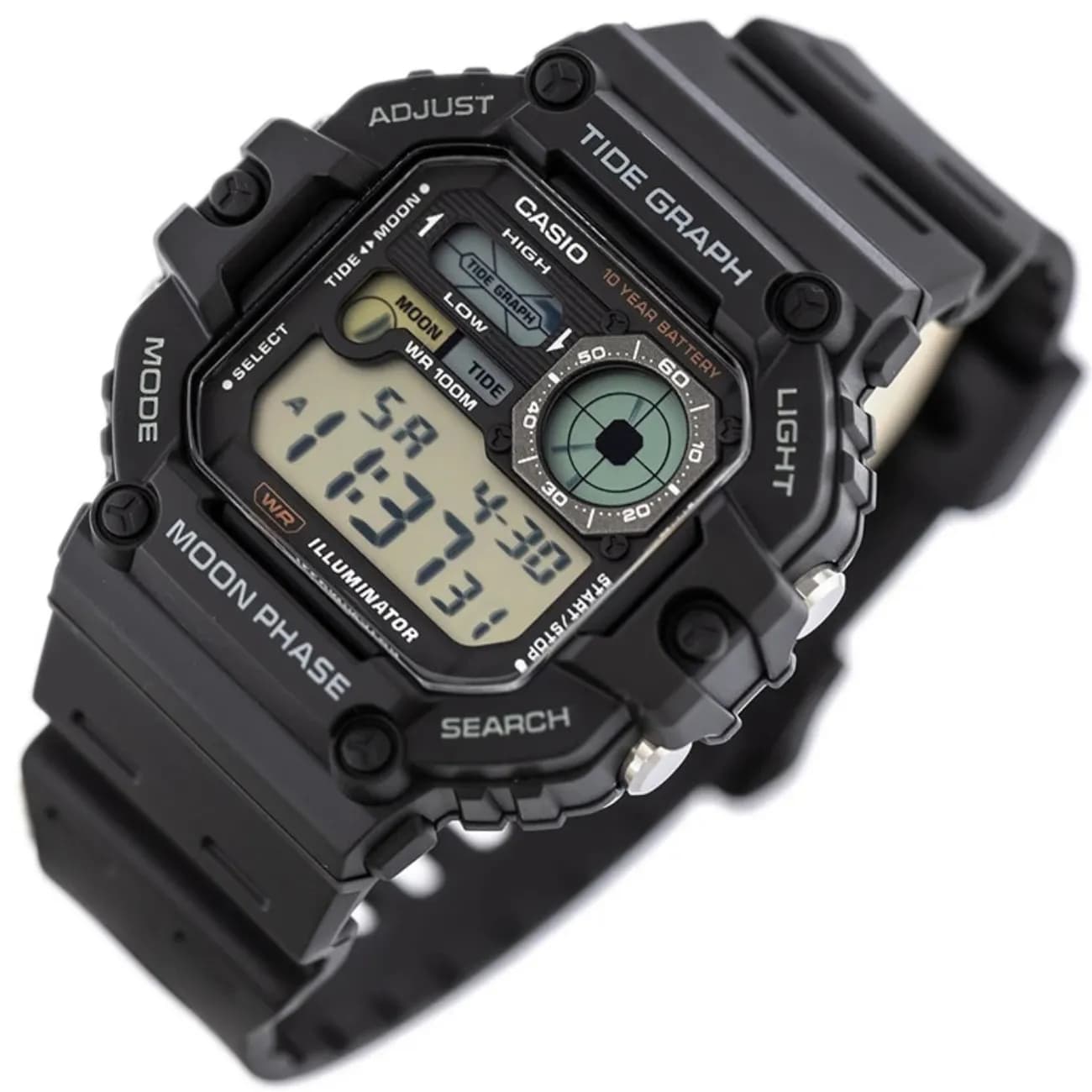 ساعت مچی دیجیتال مردانه کاسیو CASIO مدل WS-1700H-1AVDF ضد آب — تصویر ۴
