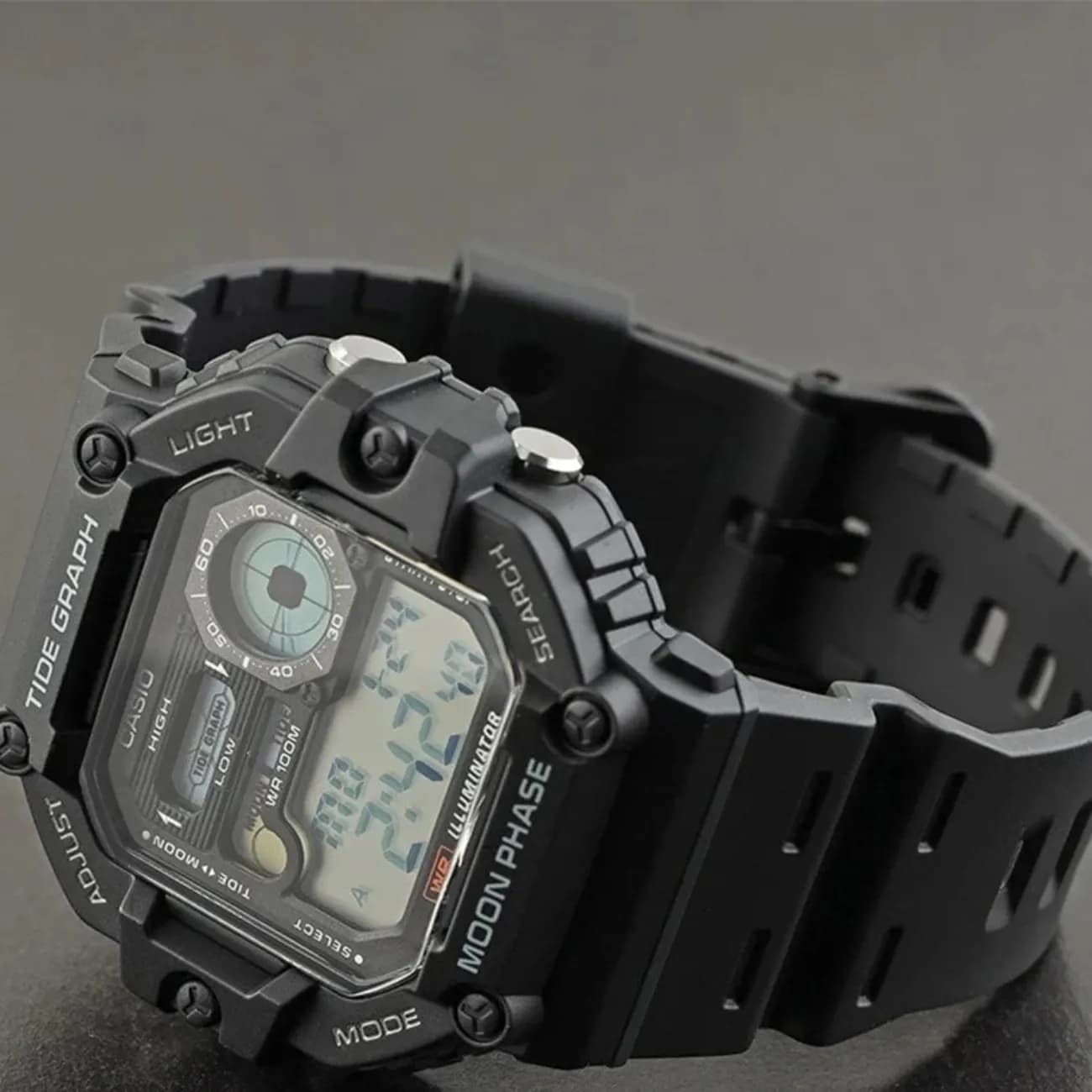 ساعت مچی دیجیتال مردانه کاسیو CASIO مدل WS-1700H-1AVDF ضد آب — تصویر ۶