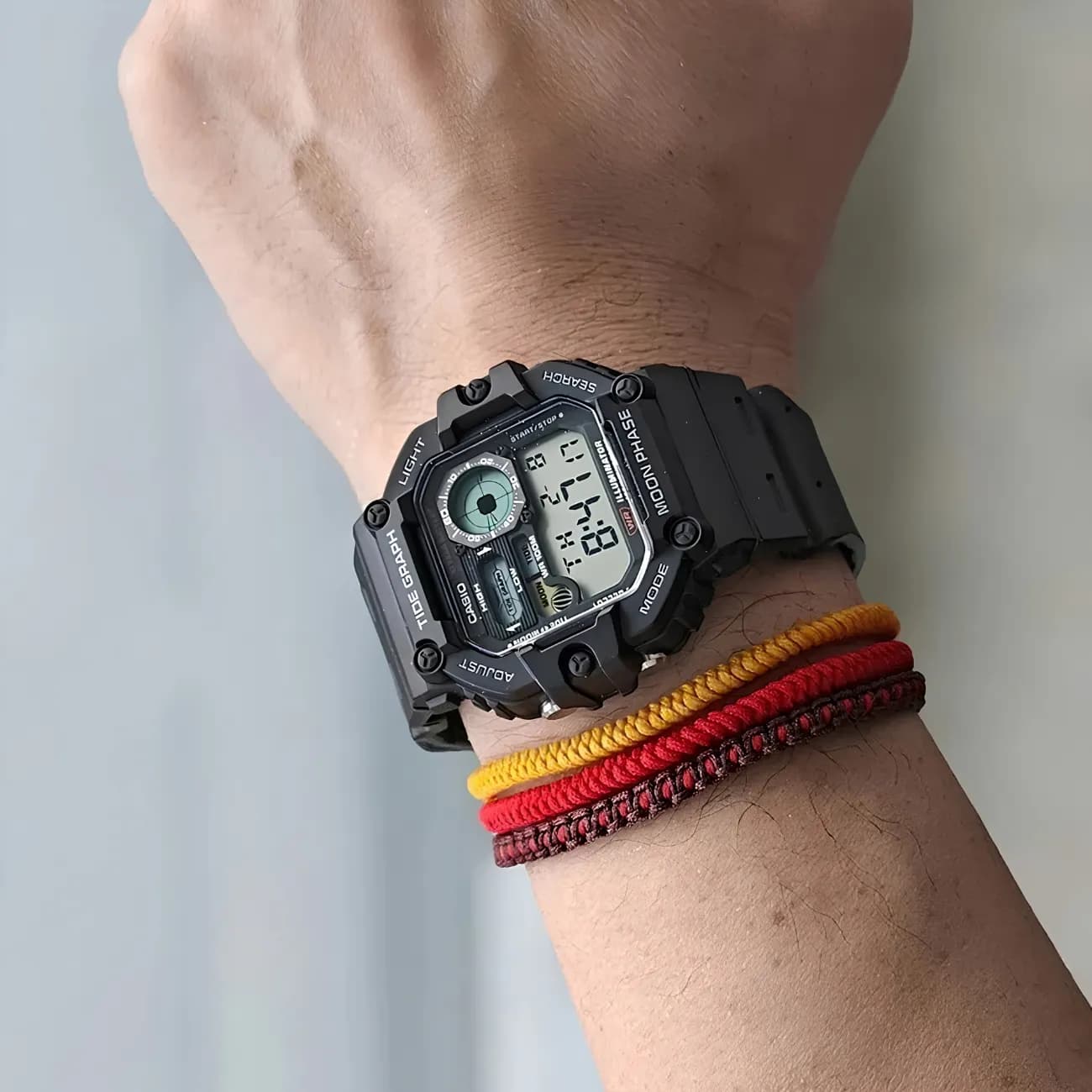 ساعت مچی دیجیتال مردانه کاسیو CASIO مدل WS-1700H-1AVDF ضد آب — تصویر ۳