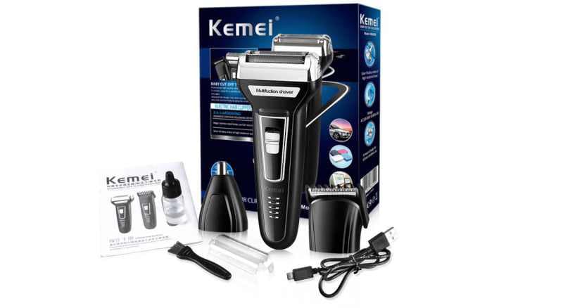 ماشین اصلاح 3 کاره کیمی مدل Kemei Km-6559 Electric Razor — تصویر ۶