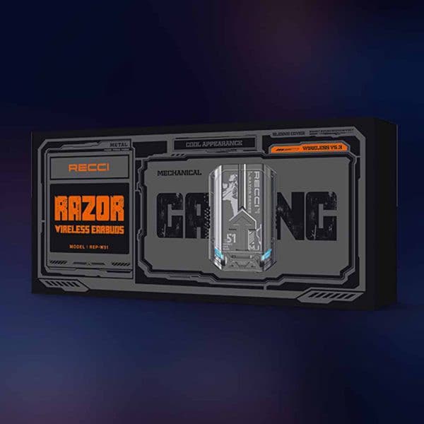 هندزفری گیمینگ بی سیم رچی مدل Recci RAZOR Gaming Earphones REP-W51 — تصویر ۷