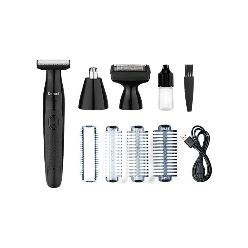 ریش تراش سه کاره کیمی مدل KEMEI Grooming Set 3 in 1 KM-114 — تصویر ۷