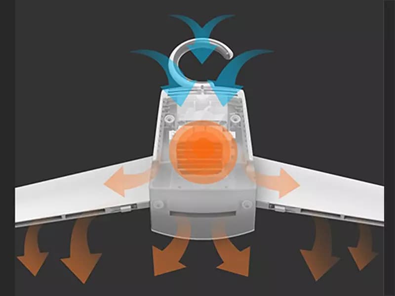 خشک کن لباس قابل حمل شیائومی Xiaomi SMART FROG Clothes Dryer KW-GYQ01B — تصویر ۹