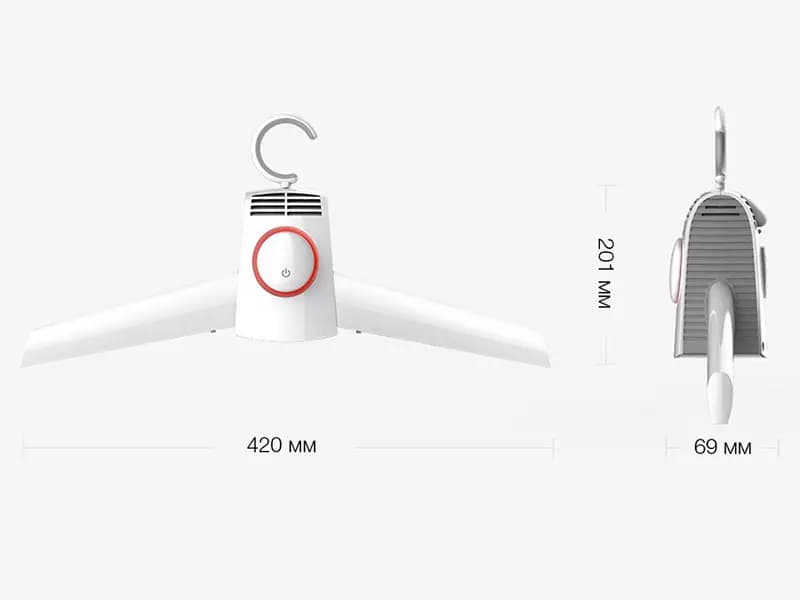 خشک کن لباس قابل حمل شیائومی Xiaomi SMART FROG Clothes Dryer KW-GYQ01B — تصویر ۷