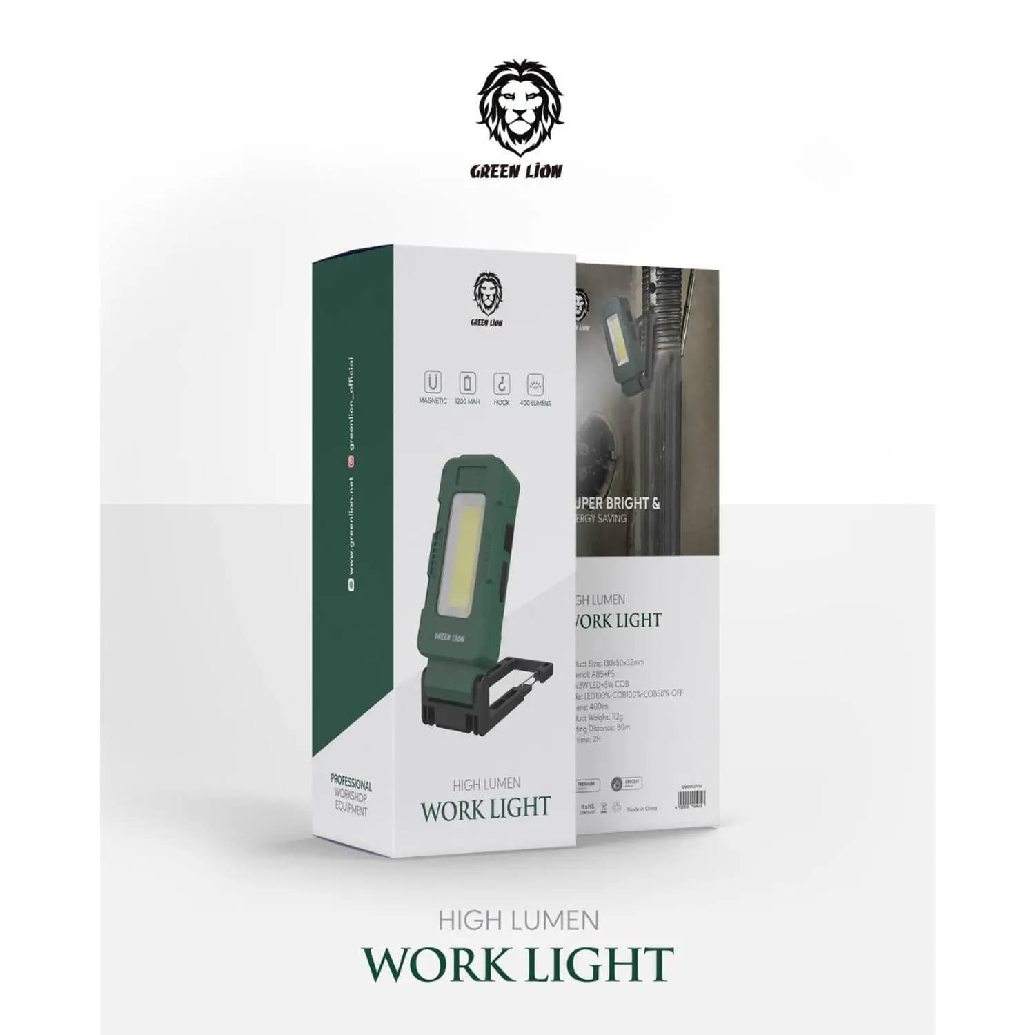 چراغ کمپینگ گرین لاین مدل Green Lion High Lumen Work Light GNHLWLGTGN — تصویر ۳