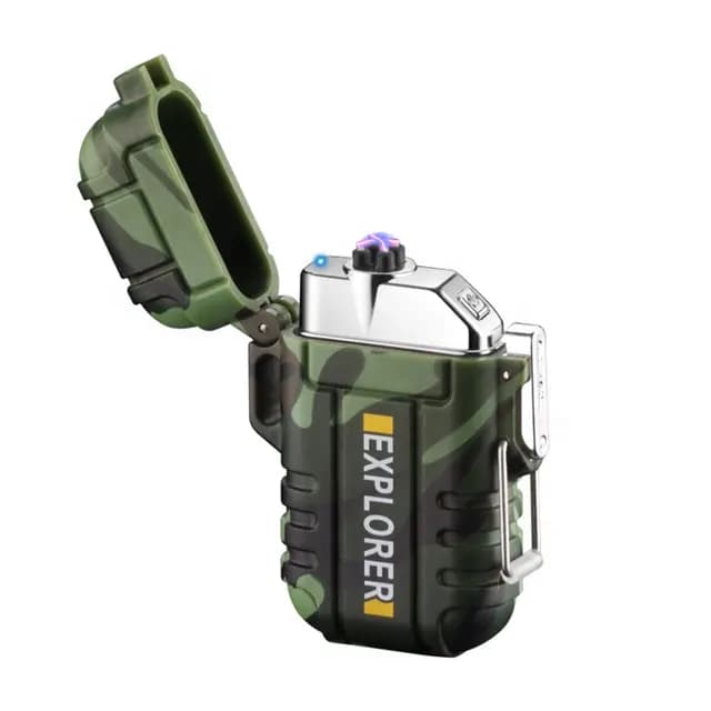 فندک شارژی مدل AJOTEQPT Double Arc Lighter AJ-F13 — تصویر ۶