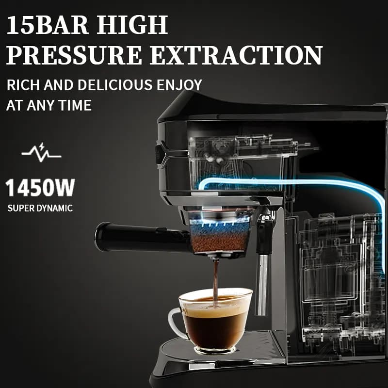 دستگاه اسپرسو ساز خانگی مدل DSP Espresso Coffee Maker KA3065 — تصویر ۷