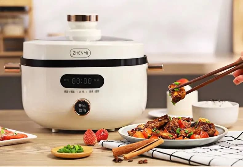 زود پز برقی 3 کاره شیائومی مدل Xiaomi Zhenimi Electric Presssure Cooker ZMYL-401 ظرفیت 4 لیتری — تصویر ۷