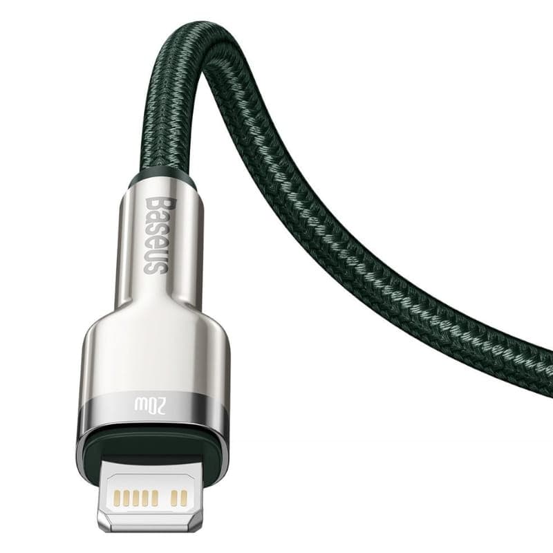 کابل لایتنینگ به Type C فست شارژ بیسوس Baseus Cafule Metal PD CATLJK-B طول 2 متر توان 20 وات — تصویر ۹