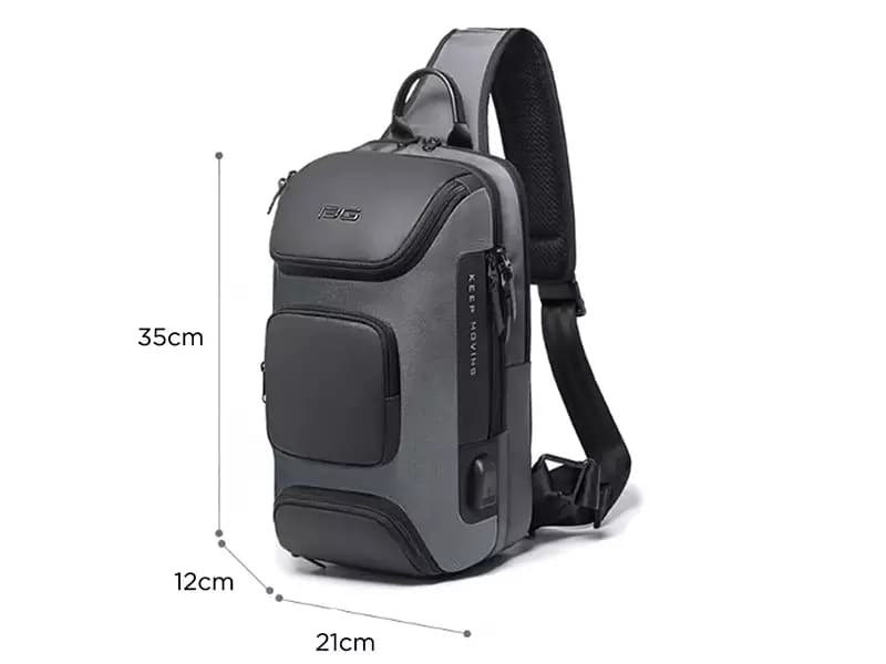 کوله پشتی تک بند بنج مدل BANGE BG-7086 — تصویر ۶
