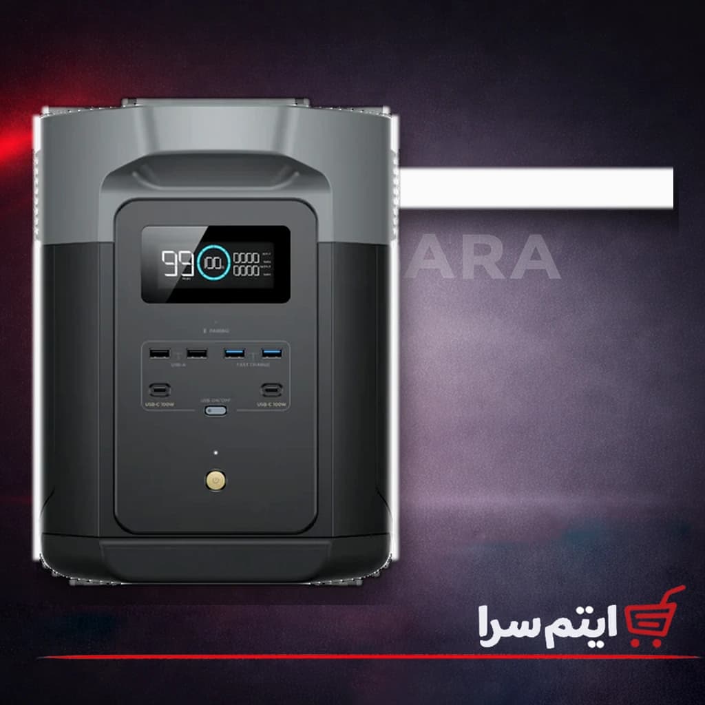 پاور استیشن قابلحمل EcoFlow DELTA 2 Max مدل E2000 توان 2400 وات — تصویر ۳