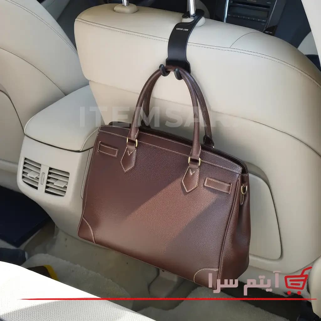 آویز پشت صندلی خودرو گرین لاین GNCRHRDORGBK بسته 2 عددی — تصویر ۴