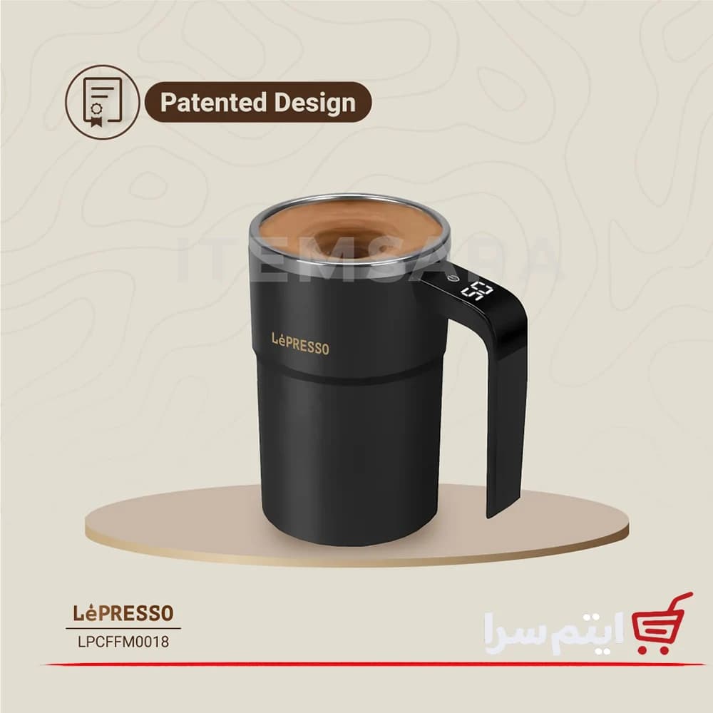 ماگ همزن دار لپرسو LPCFFM0018 با نمایشگر دما ظرفیت 380 میلی لیتر — تصویر ۱۲