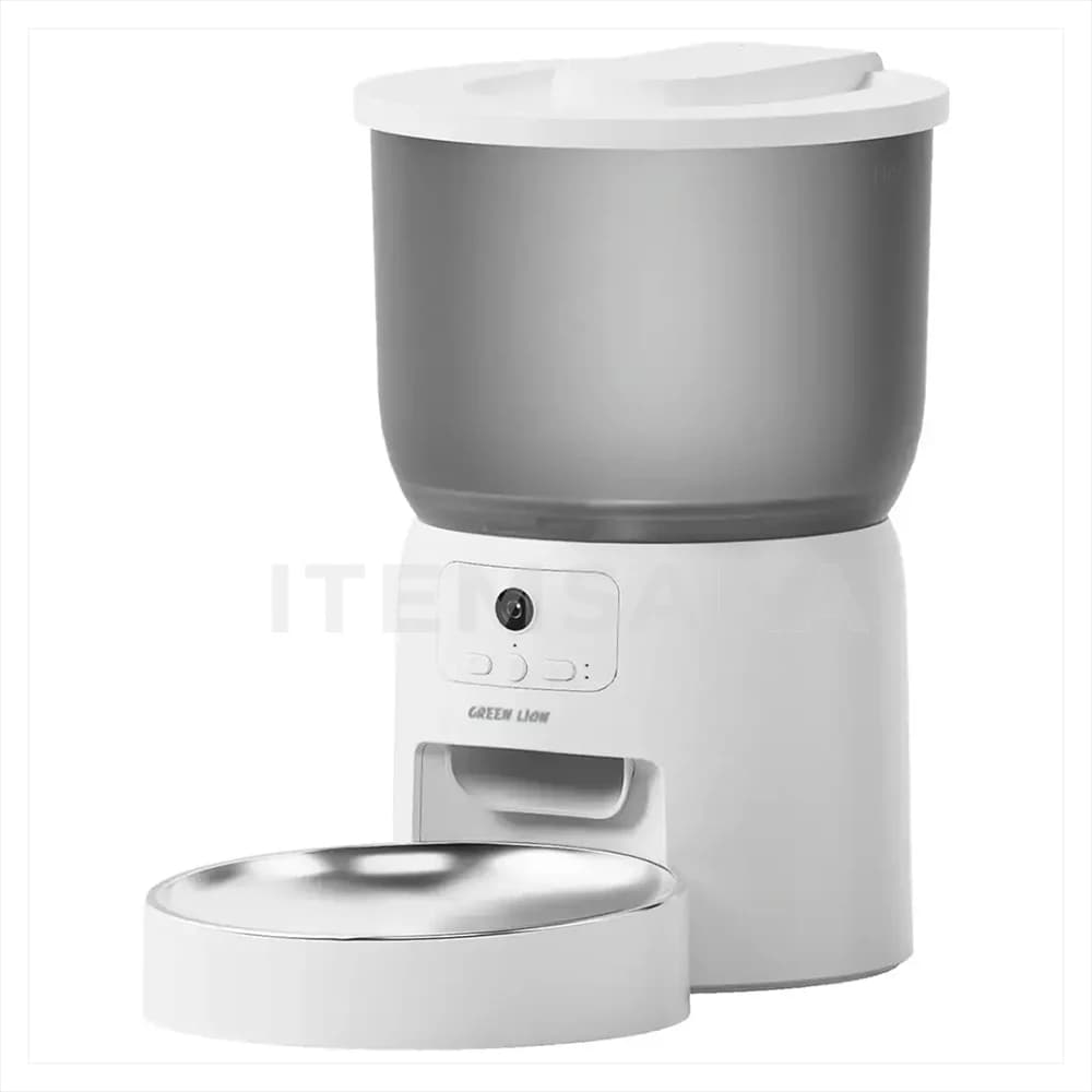 ظرف غذای هوشمند حیوانات خانگی گرین لاین Smart Pet Feeder GNSMTPETFRWH