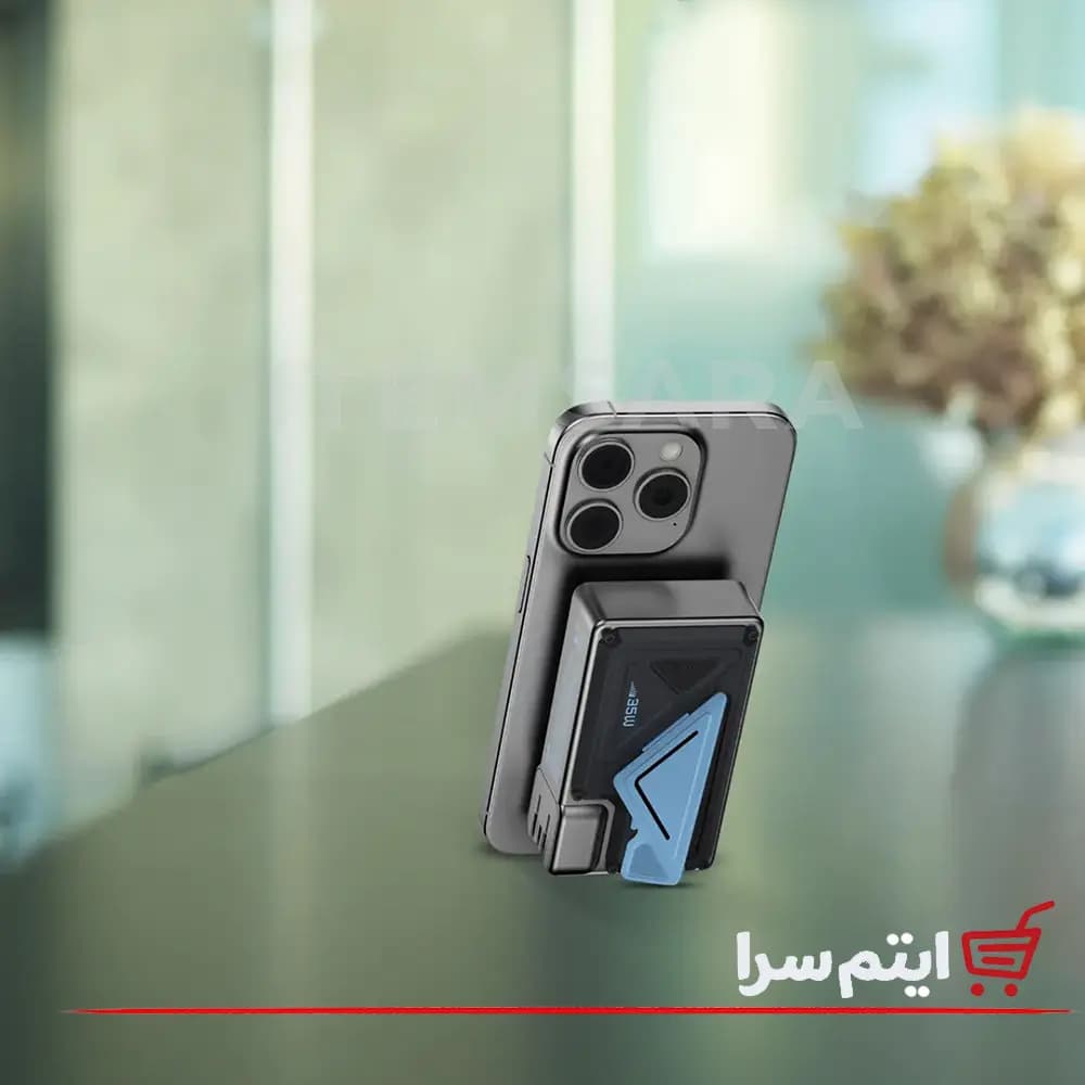 شارژر و پاوربانک مگسیف پاورولوژی PPBMH104 توان 35 وات ظرفیت 20000 میلی آمپر — تصویر ۱۲
