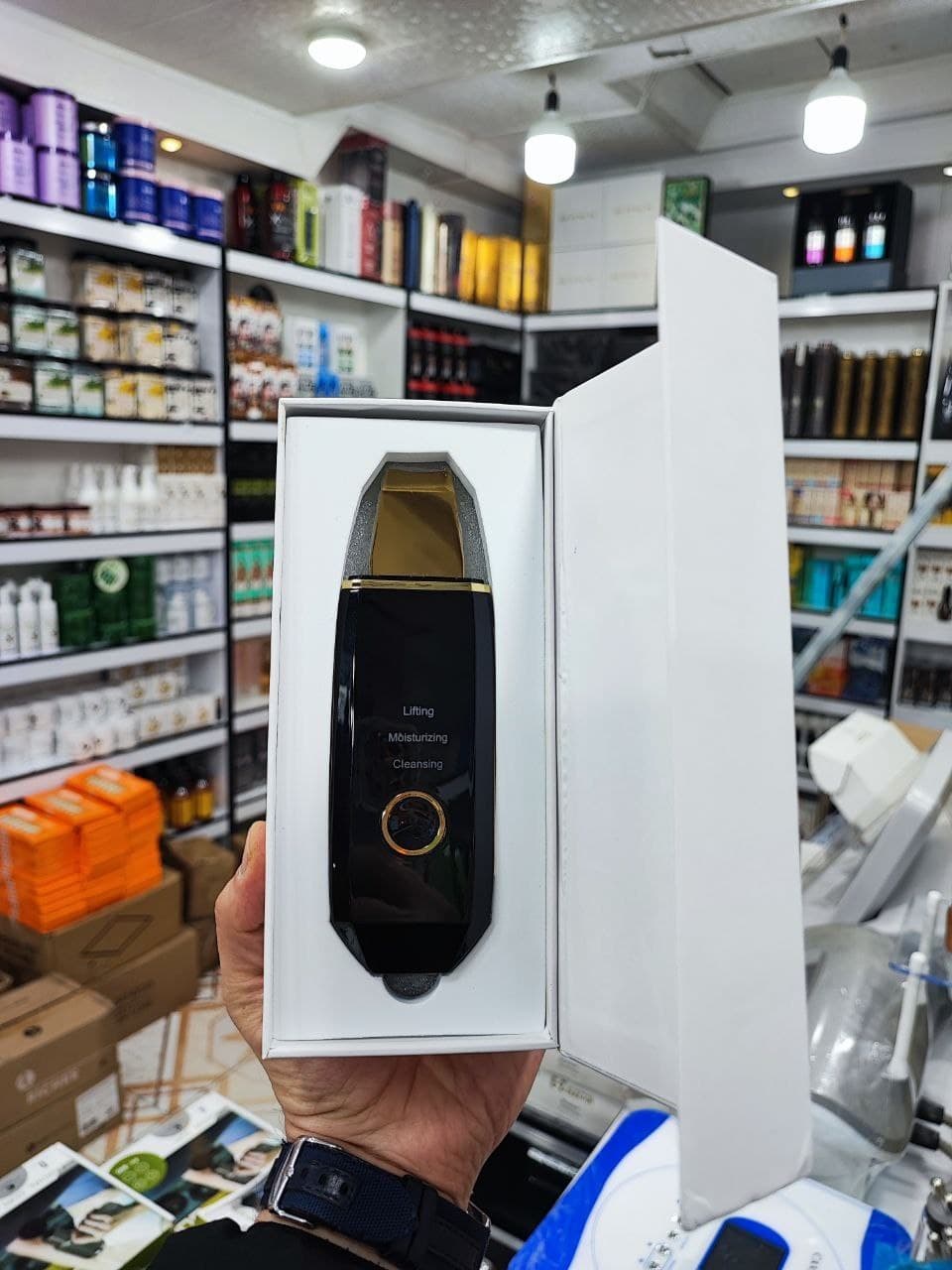 اتوی صورت یا درما اف الین تیغه گلد SKIN SCRUBBER — تصویر ۵