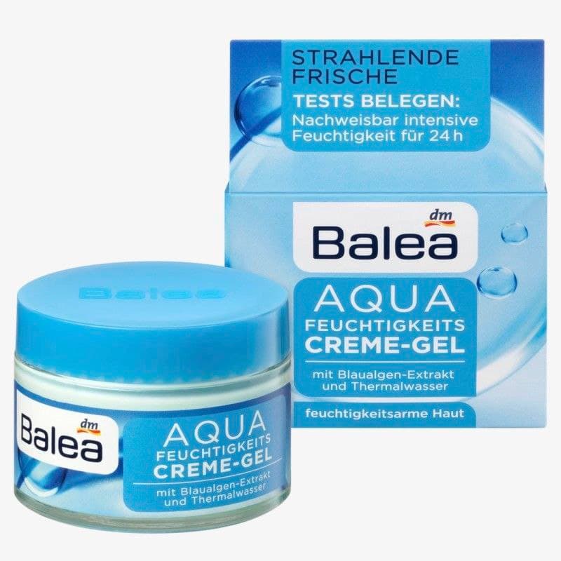 ژل کرم روز آبرسان و ضد چروک صورت آکوا باله آ Balea حجم 50 میلی لیتر
