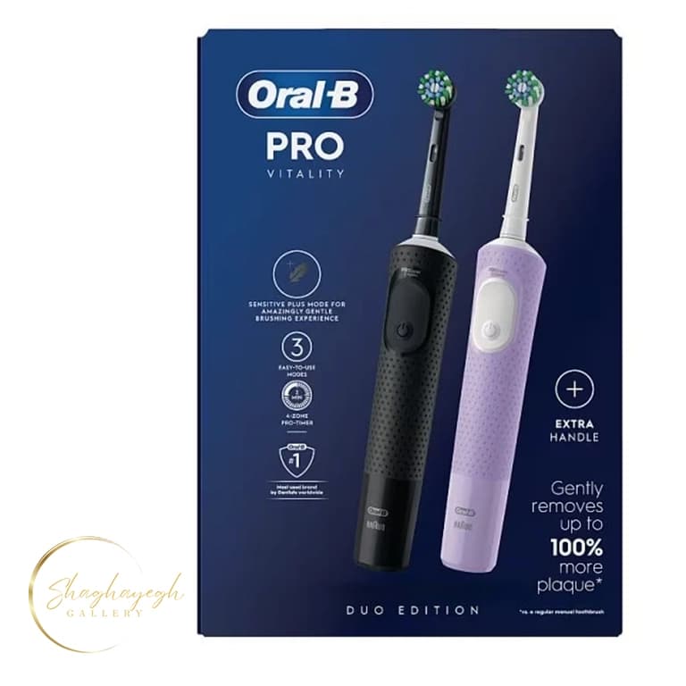 مسواک برقی دوتایی پرو ویتالیتی اورال بی Oral B Pro Vitality Duo Edition — تصویر ۳