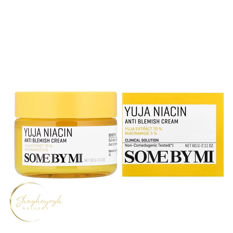 کرم ضد لک و روشنکننده یوجا نیاسین سام بای می 60 میل Some By Mi Yuja Niacin Anti Blemish Cream 60g — تصویر ۳
