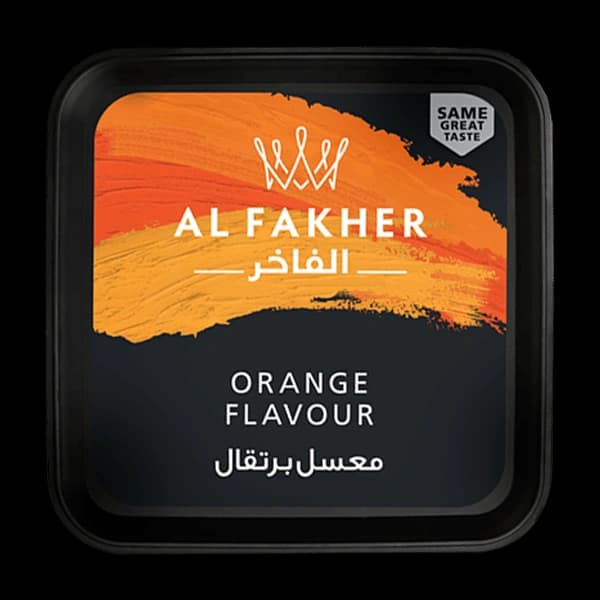 سطل تنباکو قلیان الفاخر پرتقال مشکی Alfakher orange hookah tobacco — تصویر ۷