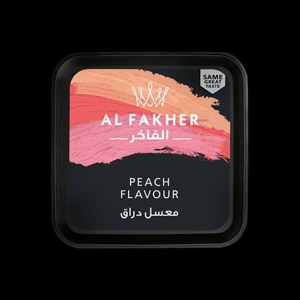 سطل تنباکو قلیان الفاخر هلو مشکی Alfakher peach hookah tobacco — تصویر ۵