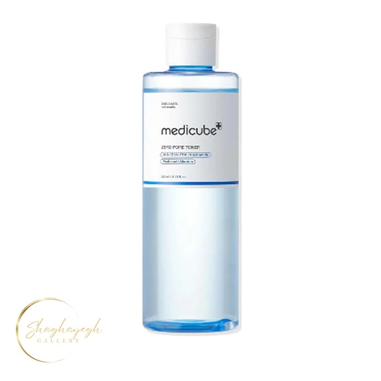 تونر لایه‌بردار و پاک‌کننده منافذ زیرو پور مدی‌کیوب حجم ۲۵۰ میل Medicube Zero Pore Toner 250ml — تصویر ۳