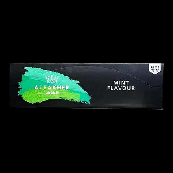 تنباکو قلیان الفاخر نعنا مشکی Alfakher mint hookah tobacco