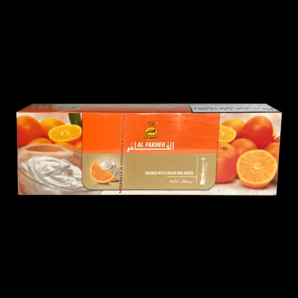 تنباکو قلیان الفاخر پرتقال خامه Alfakher orange with cream hookah tobacco