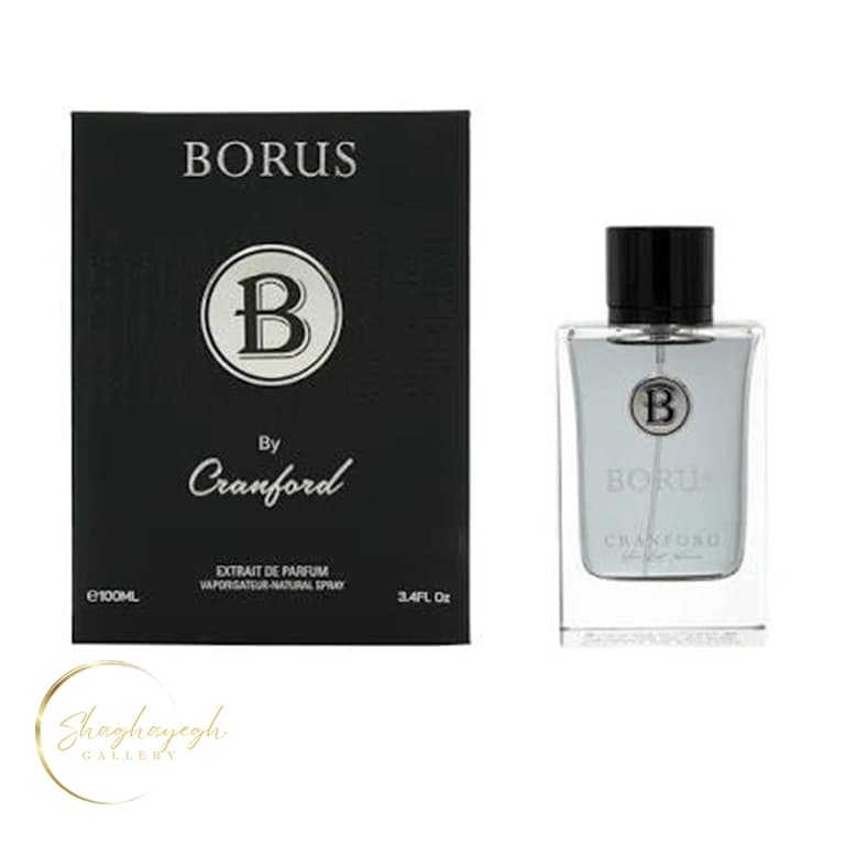 ادکلن یونیسکس گرم و چرمی بوروس کرانفورد ۱۰۰ میل Cranford Borus Extrait de Parfum 100ml — تصویر ۲