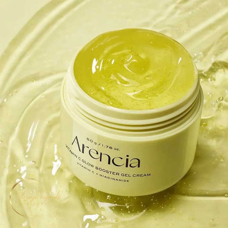 ژل کرم روشن‌کننده و درخشان‌کننده ویتامین C آرنسیا ۵۰ گرم Arencia Vitamin C Glow Booster Gel Cream 50 g — تصویر ۳