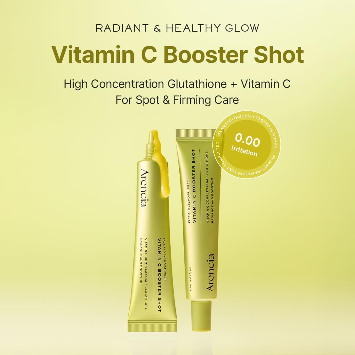 سرم دور چشم و صورت ویتامین سی بوستر شات ارنسیا ARENCIA VITAMIN C BOOSTERSHOT — تصویر ۱۲