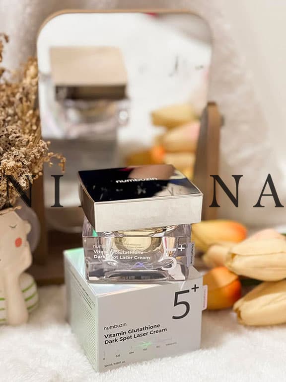 کرم گلوتاتیون شماره ۵ نامبوزین (Numbuzin No.5 Vitamin Glutathione Dark Spot Laser Cream) — تصویر ۳