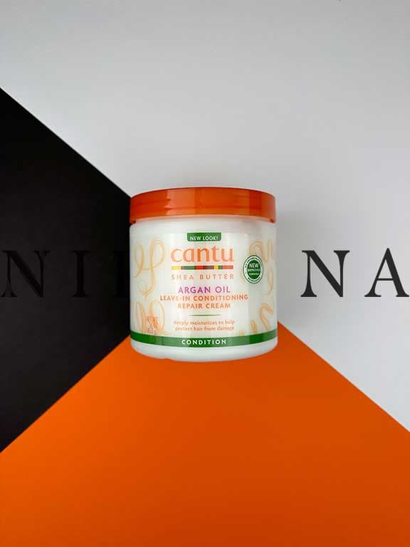 نرم کننده عمیق سه کاره بعد و داخل حمام آرگان کنتو Cantu Argan Oil Leave-In Conditioning Repair Cream