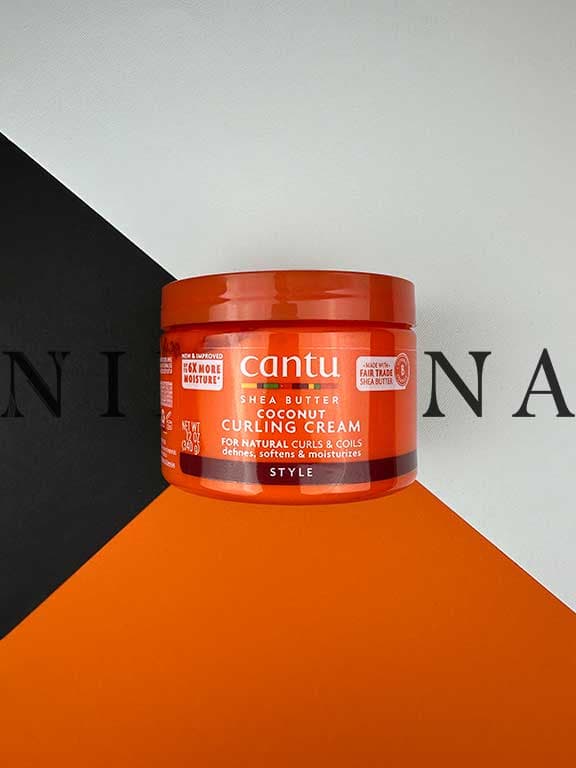 کرم موی فر کننده کنتو نارگیل و شی باتر Cantu Coconut Curling Cream — تصویر ۸
