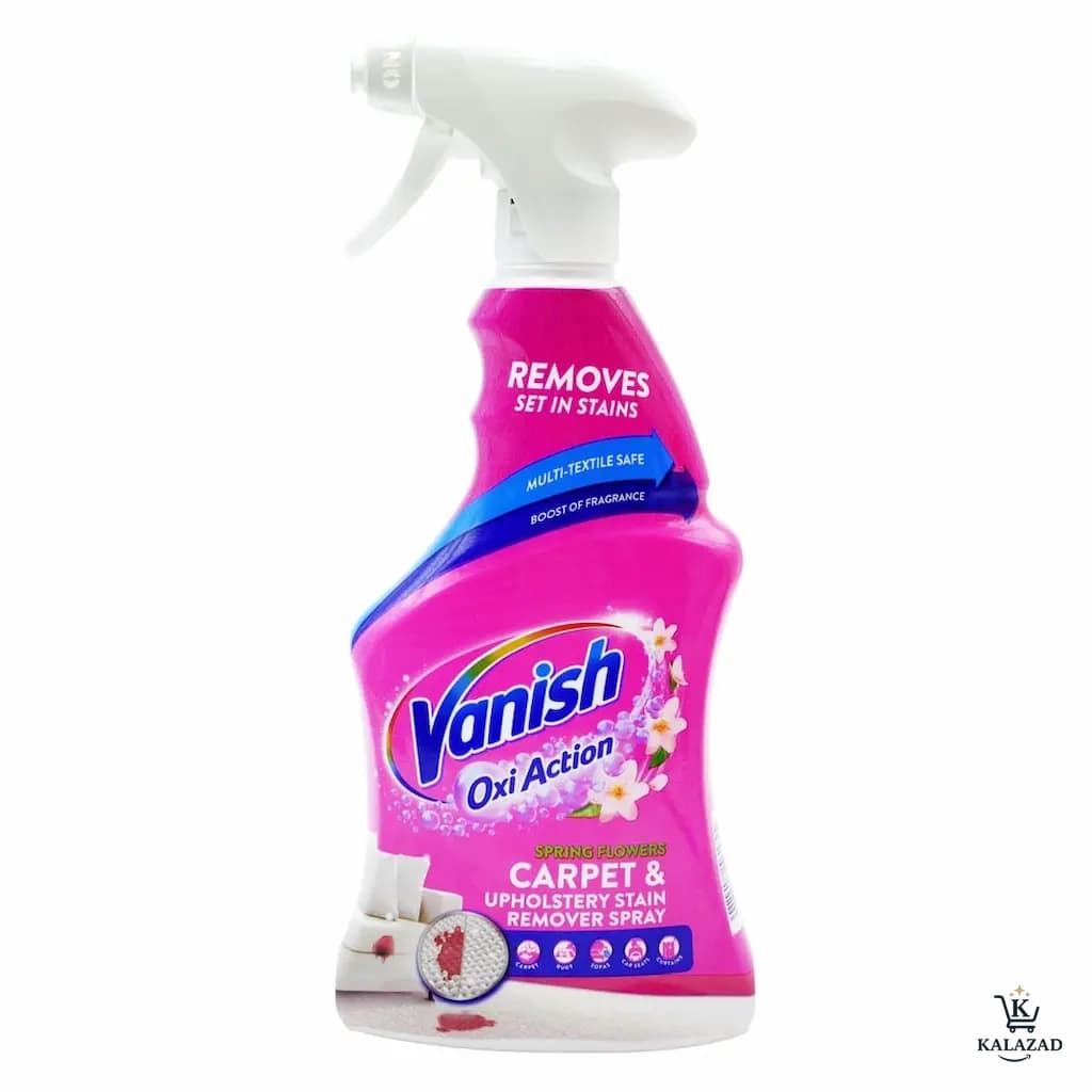 اسپری لکه بر مبل و صندلی ونیش مدل Oxi Action حجم 500 میل Vanish Oxi Action Sofa and Chair Stain Remover Spray 500 ml — تصویر ۵