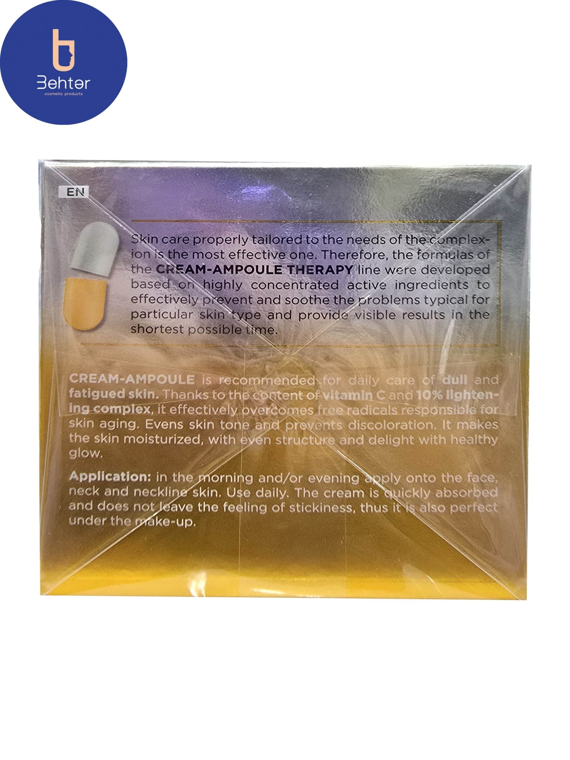 کرم امپول ویتامین سی اولاین 50میل Eveline Vitamin C cream-ampoule 50ml — تصویر ۷