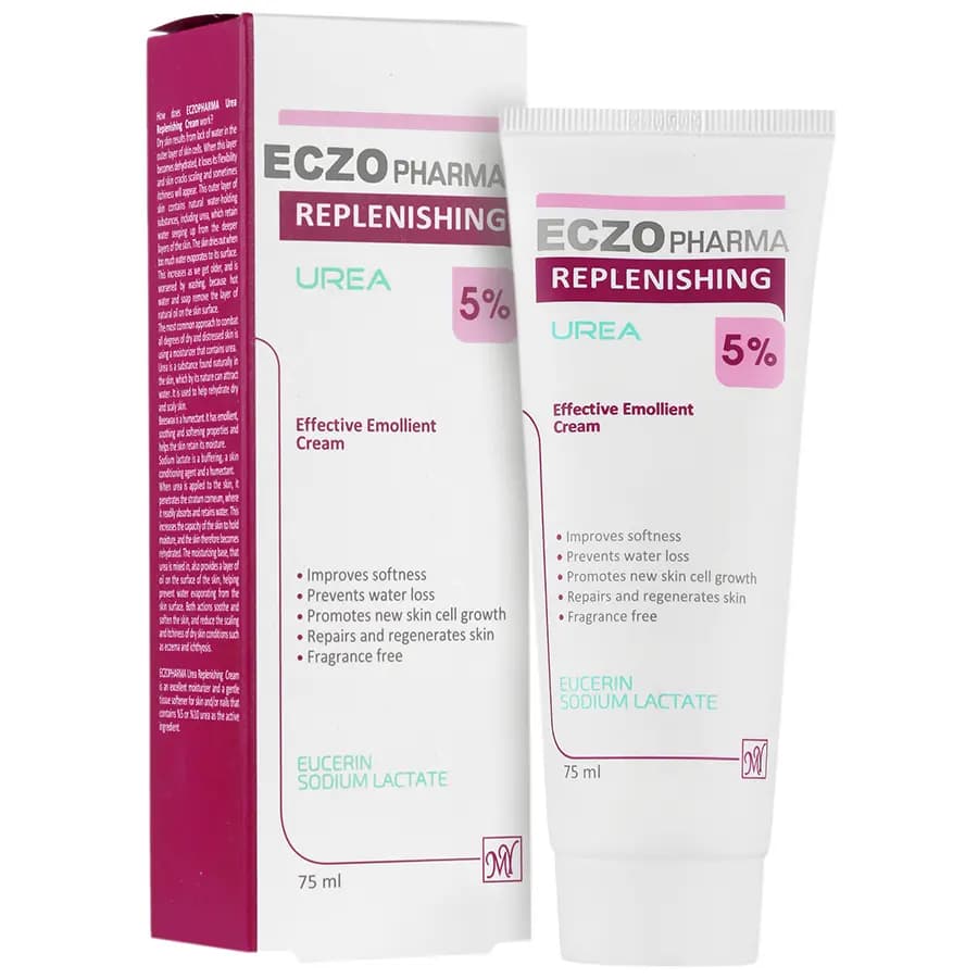 کرم نرم کننده اوره ۵% اگزوفارما 75میل Eczo pharma 5% Urea Softening Cream 75ml — تصویر ۶