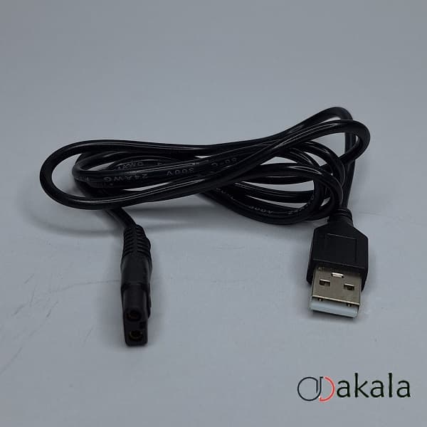 کابل شارژ USB انواع ماشین اصلاح وی جی آر کد 1 — تصویر ۶