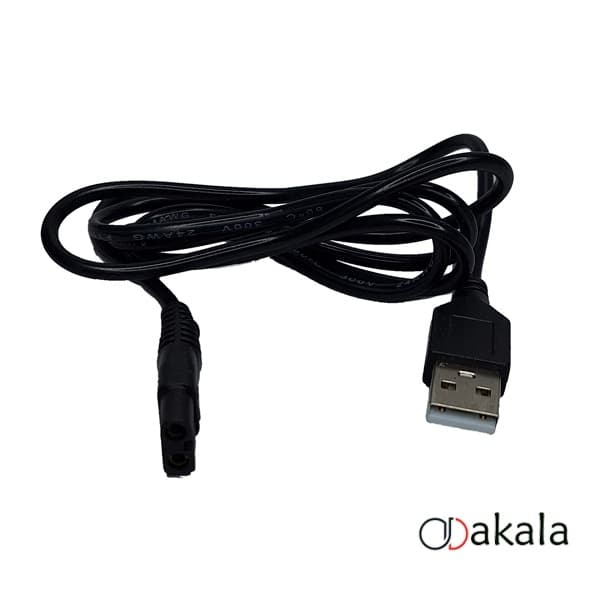 کابل شارژ USB انواع ماشین اصلاح وی جی آر کد 1 — تصویر ۲