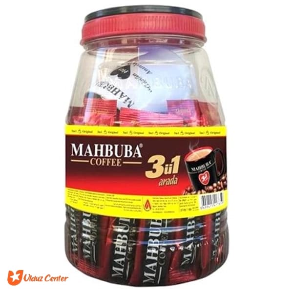 قهوه 3 در 1 Mahbuba Coffee همراه با لیوان بسته 36 عددی