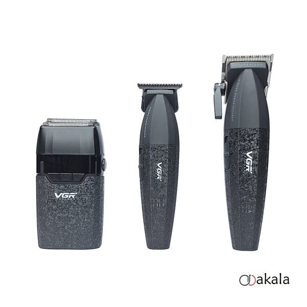 ست کامل ماشین اصلاح وی جی آر مدل V-640 S3 پک 3 عددی